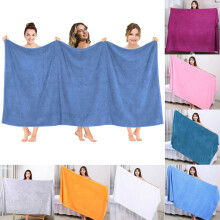 Komfortables türkisches Badetuch (80 x 178 cm), 100 % türkische Baumwolle, extra großes, saugfähiges, weiches und schnelltrocknendes Handtuchset