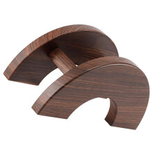 Kaffefilterställ – ABS, träådring, 17,5 cm