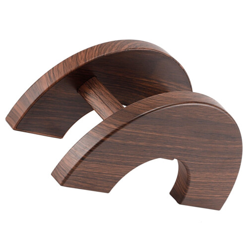 Kaffefilterställ – ABS, träådring, 17,5 cm