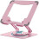 Rosa PC-stativ i metall, sammenleggbart, 10–15,6 tommer 1