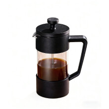 Cafetière à piston en verre borosilicate 304 et acier inoxydable