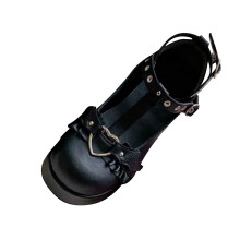 Scarpe da allenamento da donna Scarpe con punta tonda Scarpe eleganti con fiocco e plateau alla caviglia Scarpe Oxford con punta tonda35(5)