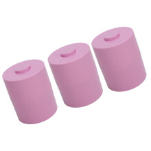3pcs 200ML Eyelash Storage Tank 8.3x7x7cm Pink