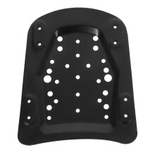2Sets Stamping Metal Motorcycle Rear Luggage Rack Mounting Plate Black