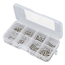 101 piezas RC juego de tornillos hexagonales M3 acero inoxidable XV 02