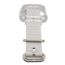 Watch 4 graues weiches Silikon-QR-Armband 24,520,25 cm