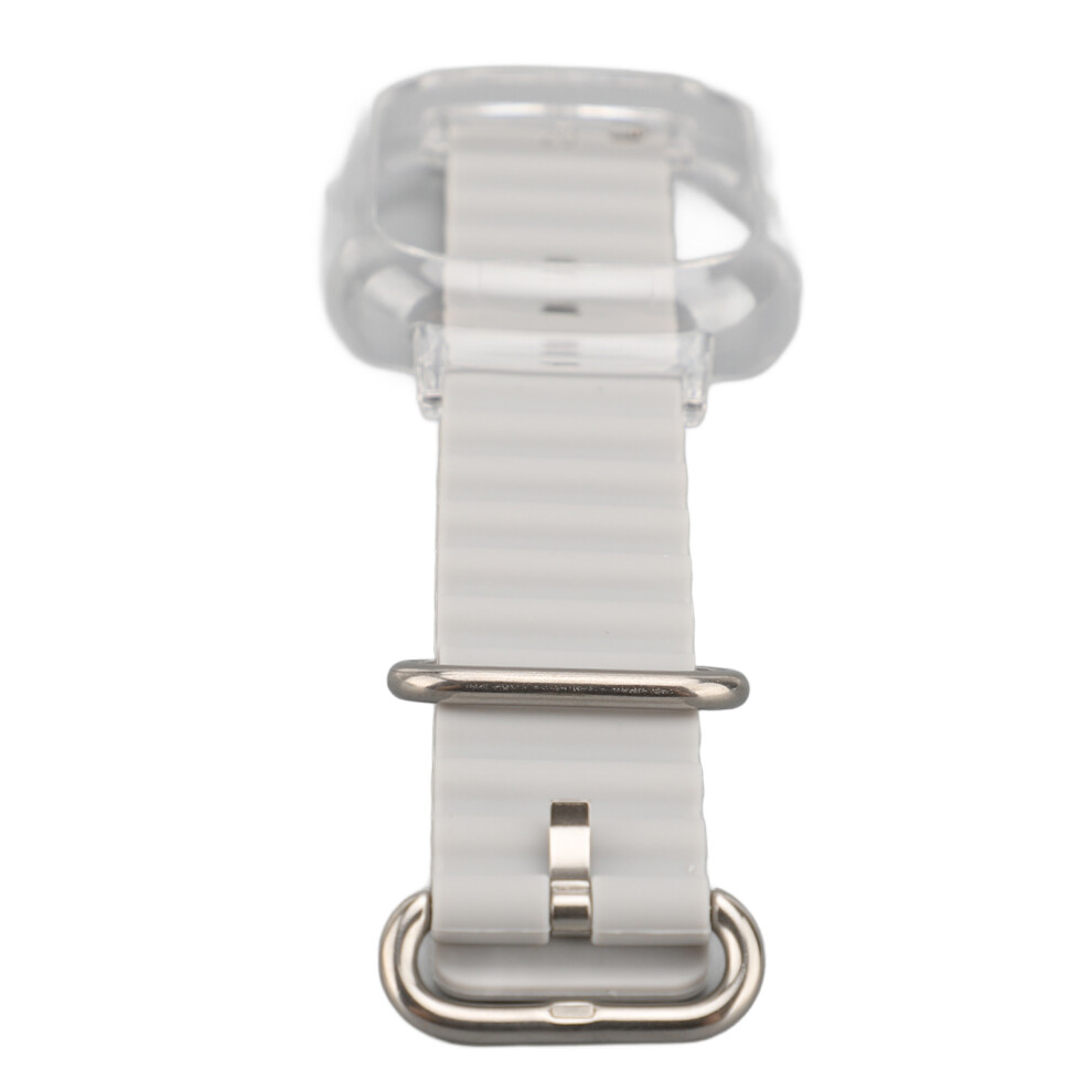 Replacement Silicone Watch 4 Wristband 24.5Cm Gray With Quick Release Grey 9491385647651