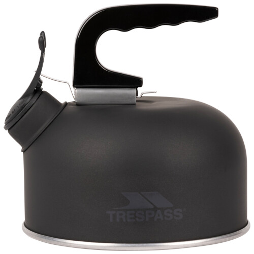 Trespass (EACH, Matt Black) Trespass Camping Aluminium Kettle - Boil