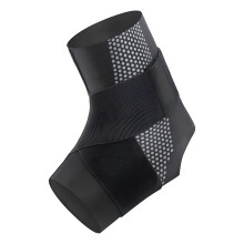 Enkelbrace, voetbeschermende sokken voor neuropathie, verstelbare stabiliserende enkelbrace, zwart, maat L