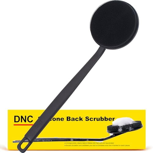 Silikon-Duschbürste mit ergonomischem Griff