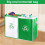 4PCS Recycle Waste Bin Bags for Kitchen Home Trash Sorting Bins Organizer Waterproof Baskets Compartment Container 4