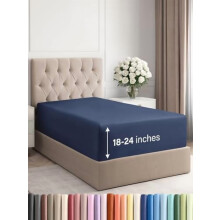 Ekstra dybt, king size-lagen med lommer, 18-24 tommer