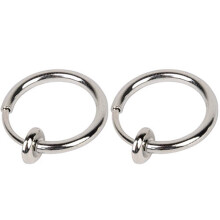 Clip-on neusring, zonder piercing, 2 stuks, Spring Jewelry