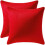 Julröda sammetskuggor 20x20 tum (2 st) 1
