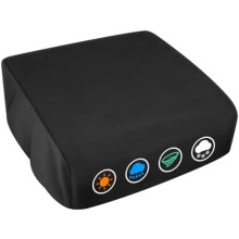 Kraftig 600D polyester stekeplatetrekk for 22" stekeplater