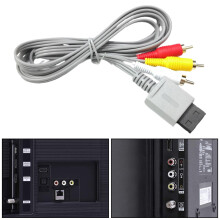 Cavo AV placcato oro da 1,8 m con connettori RCA