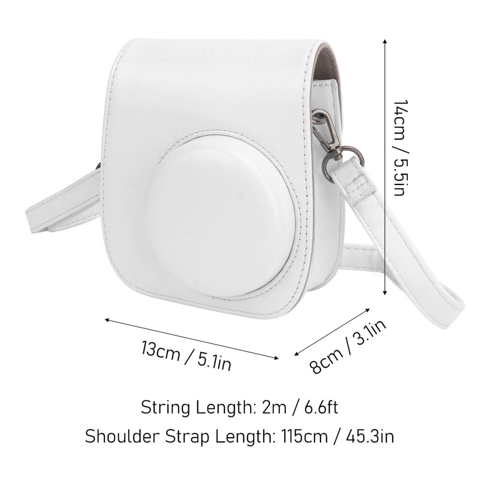 Mini Camera Bag With Album, Filters Frames, Durable Pu, Skin,Friendly Strap, Holds 64+ Photos 9418476497971