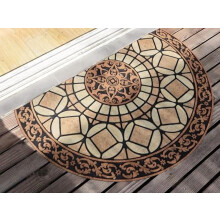 Covoraș de exterior rezistent, mare, 45x76 cm, spate din cauciuc antiderapant, profil redus – compatibil cu garaj, terasă și zone cu trafic