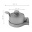 Adjustable Thickness Hamburger Maker Nonstick Burger Press Aluminium Alloy 2