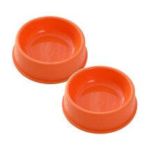Stapelbare voer- en waterbakken voor huisdieren - 15 cm hoge voerbakken in snoepkleuren voor honden en katten, antislip en gemakkelijk schoon te