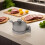 Adjustable Thickness Hamburger Maker Nonstick Burger Press Aluminium Alloy 14