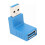 Προσαρμογέας USB3.0 αρσενικού σε θηλυκό 90 μοιρών (AM/AF) - Μετατροπέας/επέκταση υψηλής 1