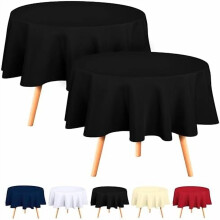 Rechteckige Polyester-Tischdecke – 100 % Polyester
