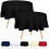 Rechteckige Polyester-Tischdecke – 100 % Polyester 1