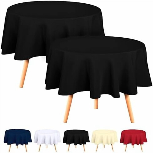 Rechteckige Polyester-Tischdecke – 100 % Polyester
