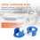 Car Front Subframe Bush Polyurethane Insert Kit Suspension Bushing for  V70 II XC70 2000  to 2008 3