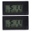 2pcs Car Clock High Precision Clock Electronic Timer Auto Interior Thermometer 1