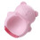 Snackschale mit Handyhalterung, rosa Bärenform, 1 Stück 1