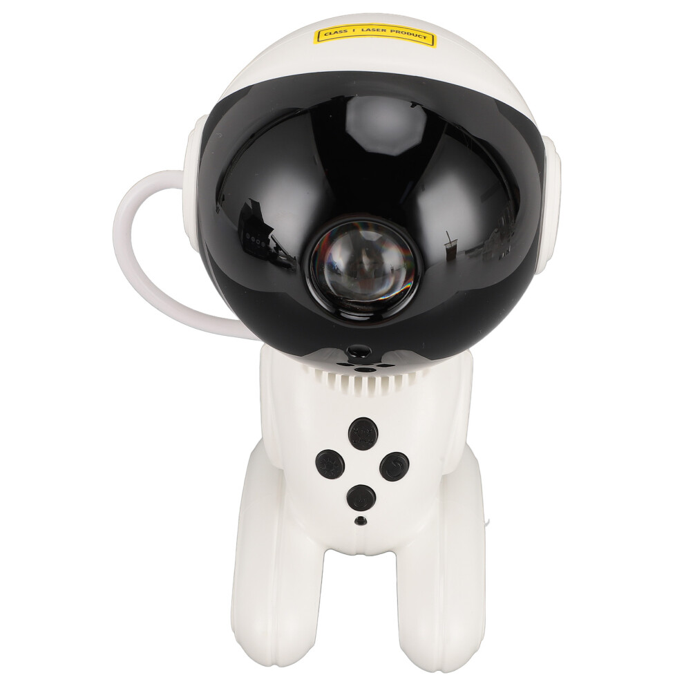 Robot Starry Sky Projector Astronaut Night With Noise Timer Light/White 8401384662983