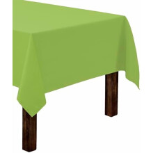 Apfelgrüne Polyester-Tischdecke, 90 x 156 Zoll