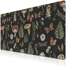 Ekstra stor skrivebordsmåtte 900x400mm skridsikker gummibund
