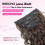 JINYUN Curly Extensions μαλλιών με κλιπ, 4 τεμάχια 24", δαντελένιο υφάδι, κοντό σγουρό, καφέ 1