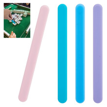 Confezione da 4 pinze in silicone per tessere Mahjong da 14 cm