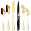 Gold Stainless Steel Flatware Set for 4 People 24-Piece 1