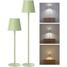 Lampada da tavolo ricaricabile senza fili, 3 livelli di altezza, 5000 mAh, dimmerabile a 3 colori, LED impermeabile – Adatta per cucina/camera da