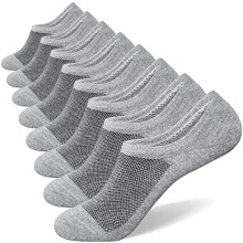 Chaussettes invisibles pour hommes, lot de 6/8, en coton fin, basses et antidérapantes, pour mocassins, chaussures plates et baskets, pointures