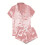 Dame Pyjamassæt Satin Casual Home Button Pyjamassæt Pink AS 1