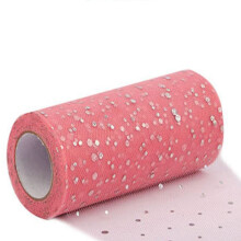 15 cm glitterdekorationsnätband i rullar, 10 meter – för kransar, pyssel, julgransinslagning och askslagning