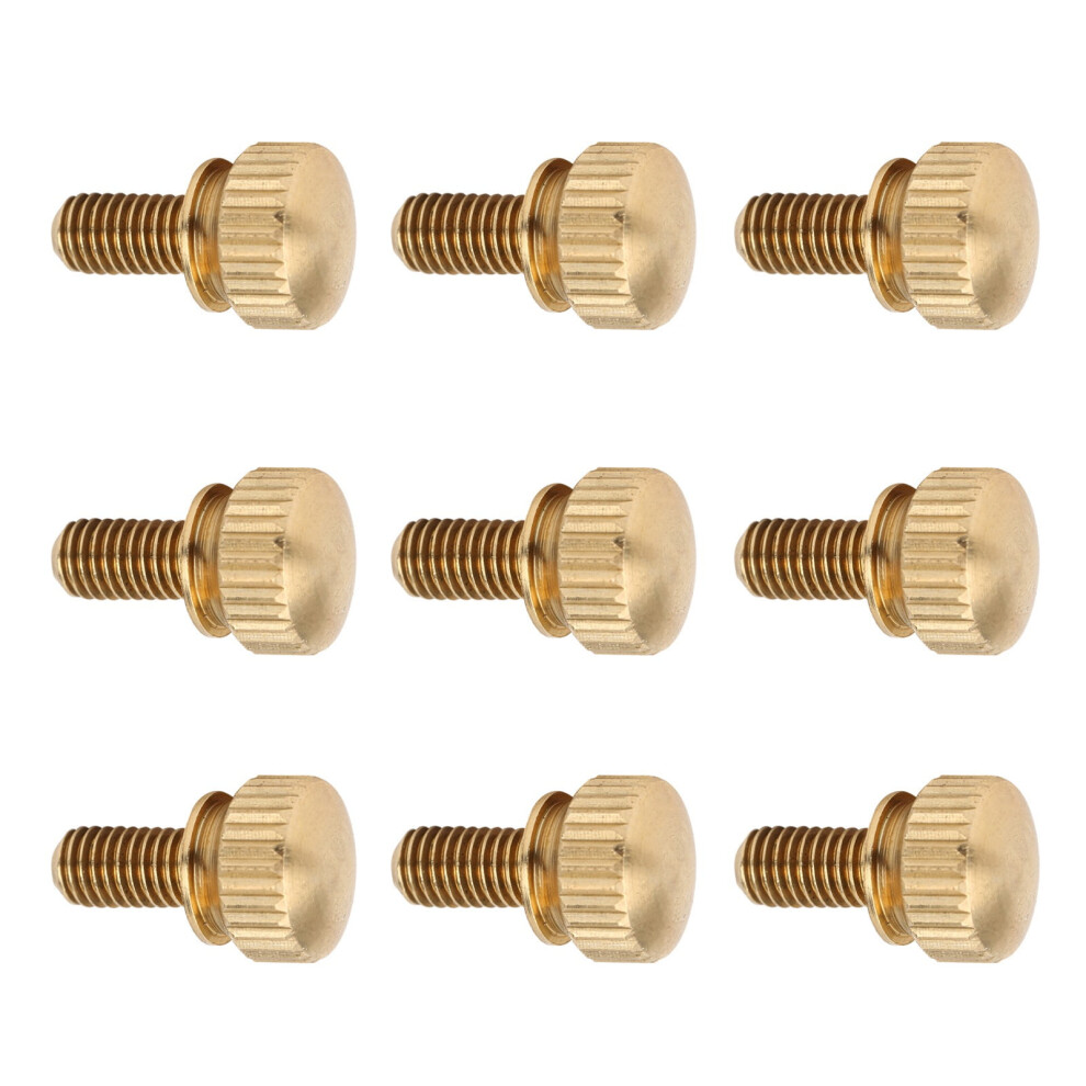Copper Knurled Thumb Screw, Corrosion Resistant M5, Even Force, Smooth Head, Industrial Fastener 9558633834192