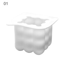 Wiederverwendbare Silikon-Kugelform für Aromatherapie-Kerzen, DIY-Bastelform, Backwerkzeug, Kugelform, Würfelform, antihaftbeschichtet, weich