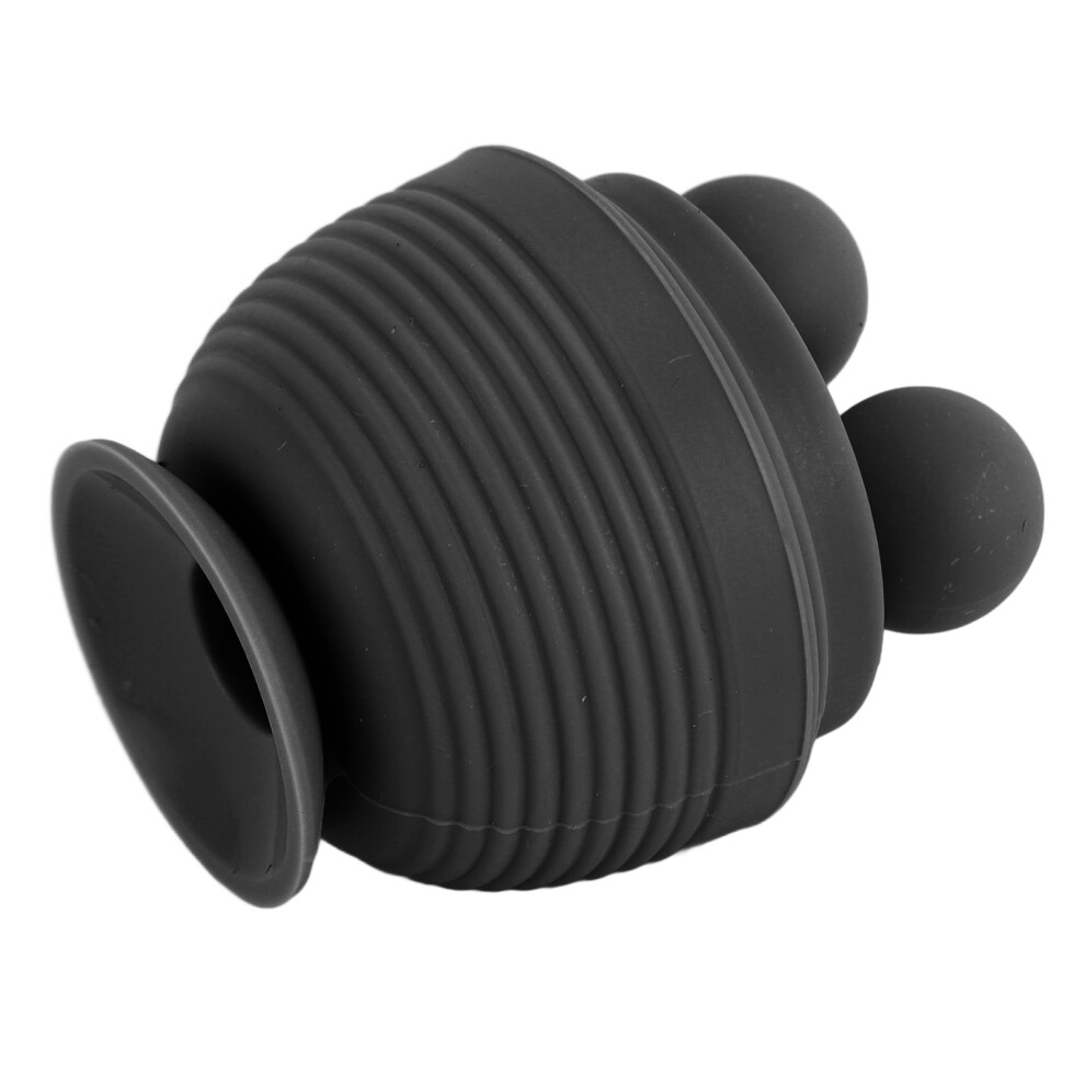 Black Universal Silicone Bathtub Plug Suction Cup