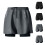 Herrshorts med snabbtorkande passform, foder och fickor 1