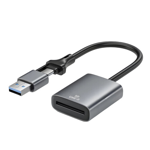 USB-C/USB-A SD Card Reader for SD/SDHC/SDXC