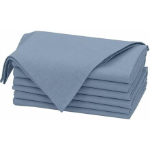 Set van 6 linnen servetten, 45 x 45 cm, katoen-linnenmix