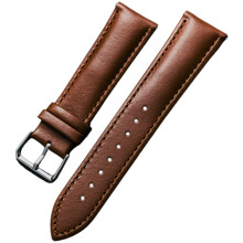 Leather Watch Band Dark Brown 20mm 21mm 22mm 23mm