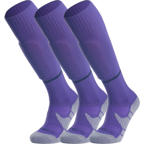 Knee-High Soccer Socks – Cushioned, Moisture-Wicking,